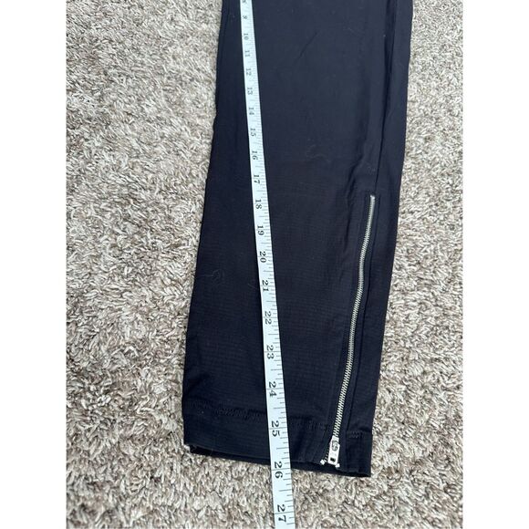 Athleta Mod Trekki Crop Ankle Slim Leg Pants Black Zippers Stretch Gorpcore 2 - Picture 8 of 11